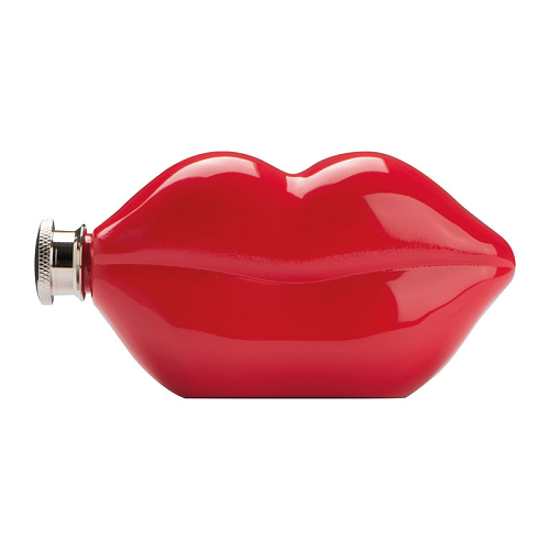 Lip shaped hip flask 2