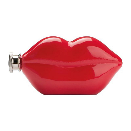 Lip shaped hip flask 3
