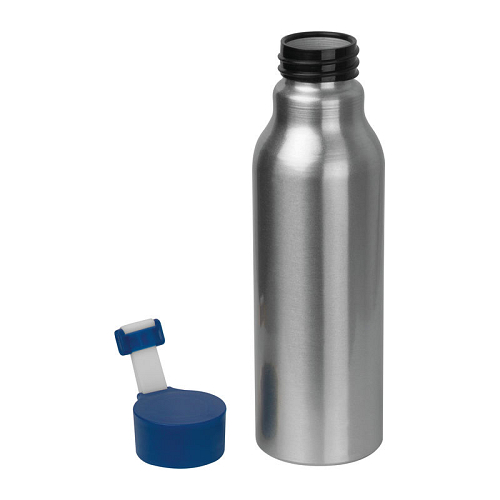 Metal drinking bottle with silicone lid 1