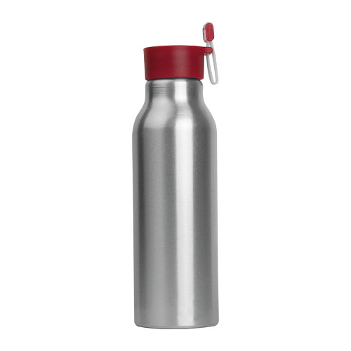 Metal drinking bottle with silicone lid 2