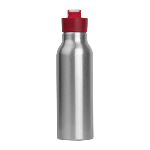 Metal drinking bottle with silicone lid 3