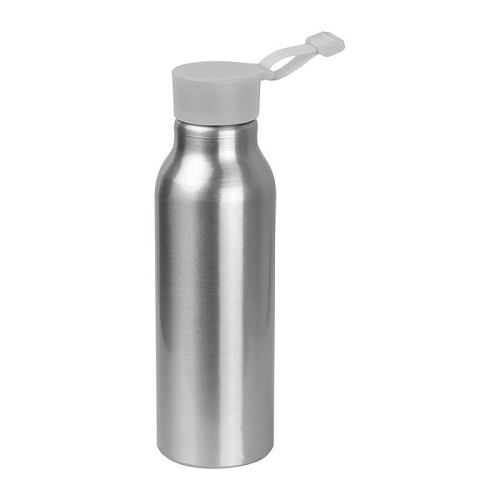Metal drinking bottle with silicone lid 1