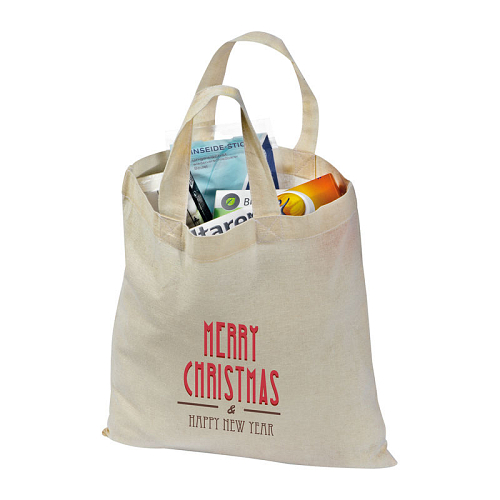 Cotton bag with short handles 4