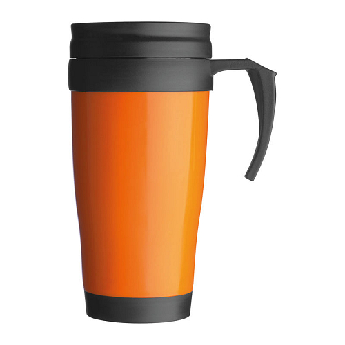 Plastic thermal travel mug â€“ 0.4 l 1