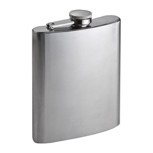 Stainless metal hip flask 1