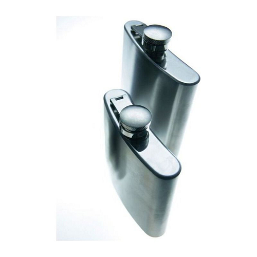 Stainless metal hip flask 2