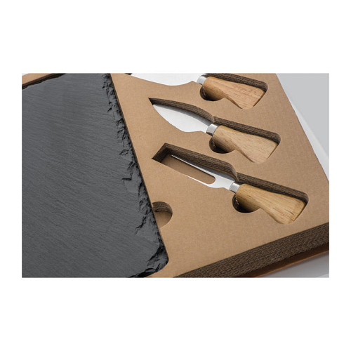 Cheese set with cutting board 4