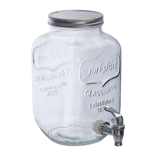 Glass dispenser with 4 jugs 2