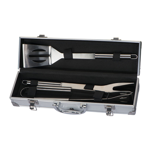 Grill set in case 3