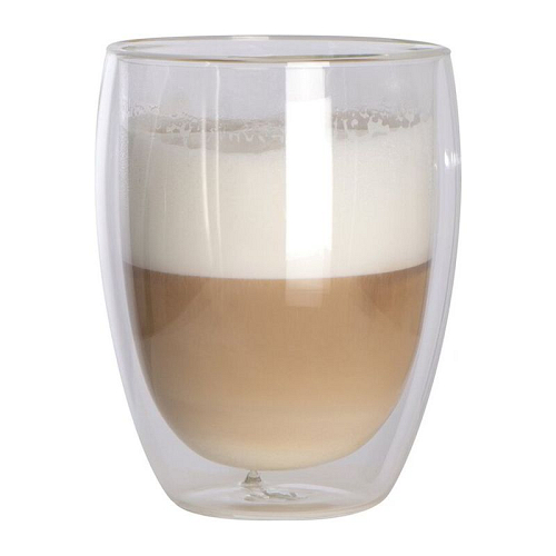 Set of 2 double-walled capuccino cups 2