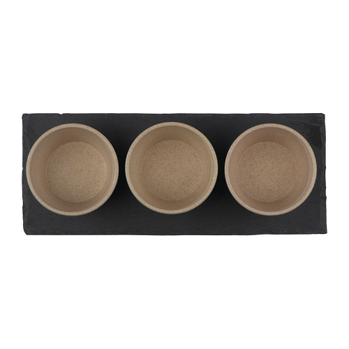 Small bowls set with board 3