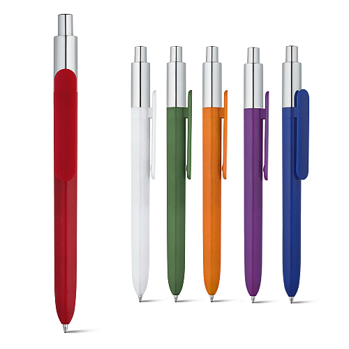 KIWU CHROME. ABS ballpoint with shiny finish and top with chrome finish 1