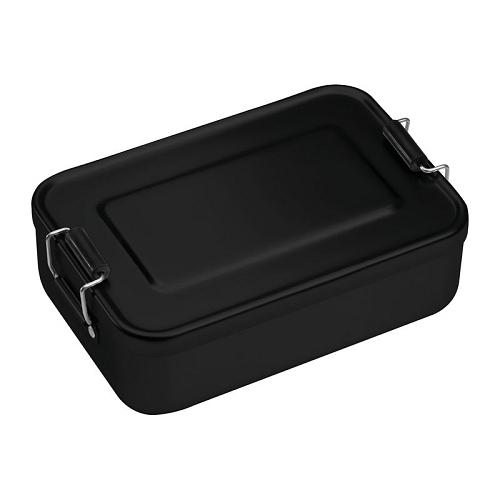 Aluminum lunchbox with closure 1