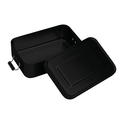 Aluminum lunchbox with closure 2