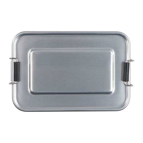 Aluminum lunchbox with closure 3