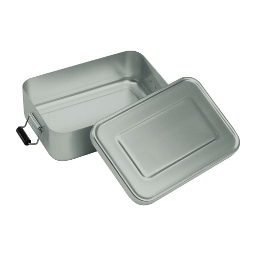 Aluminum lunchbox with closure 2