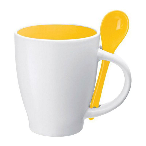 Ceramic cup with a spoon 1