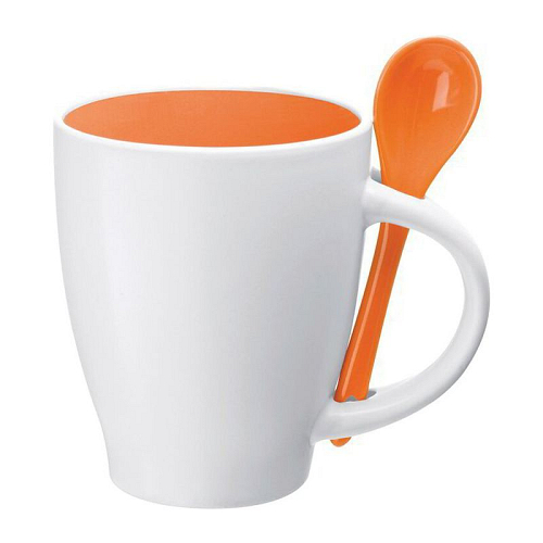 Ceramic cup with a spoon 1