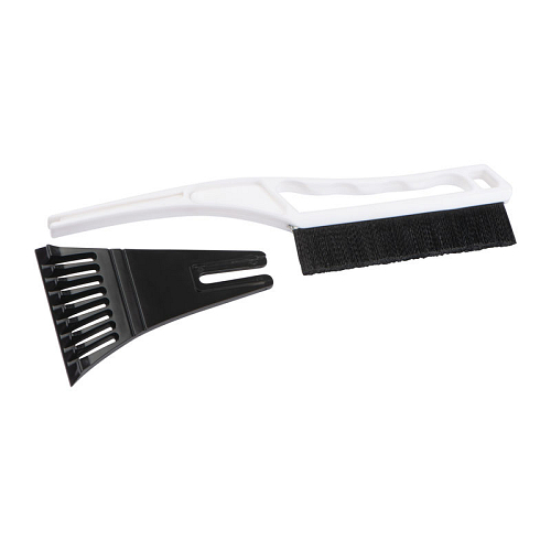 Plastic ice scraper with brush 2