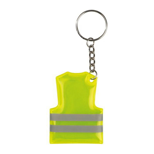 Key fob in the shape of a safety vest 3