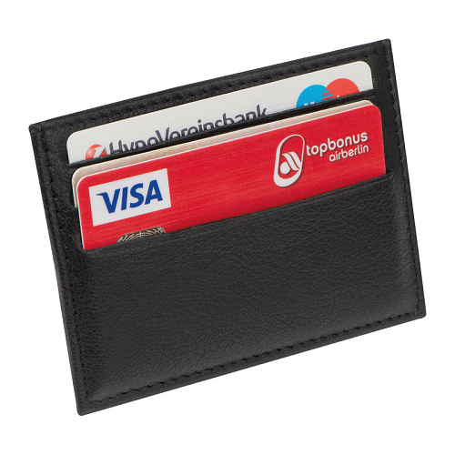 Leather RFID credit card case 1