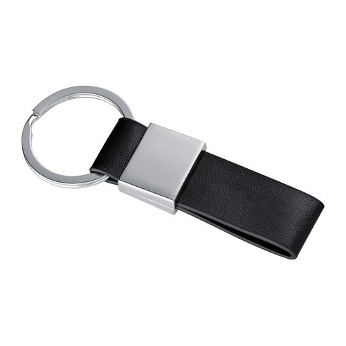 keyring with a black PU strap 1