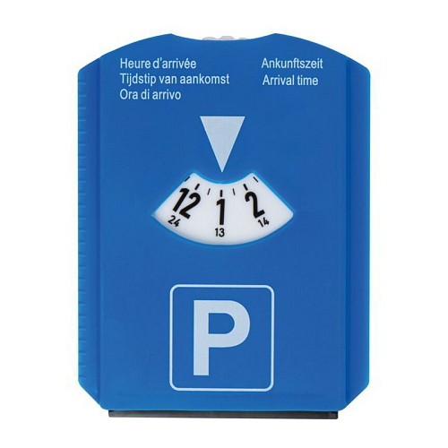 Parking disc with ice scraper 3