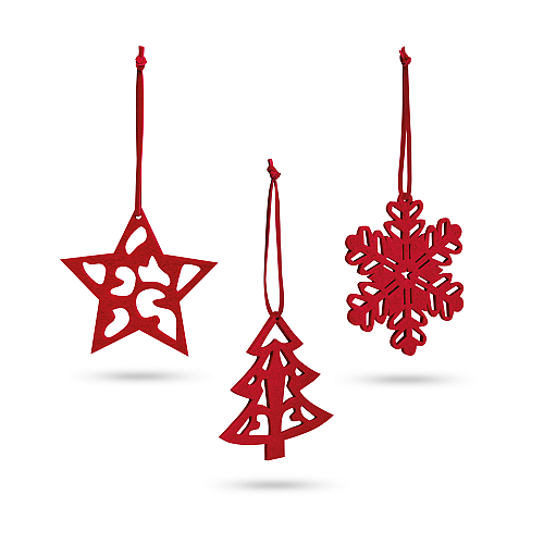 DARIO. Set of 3 Christmas decorations 1