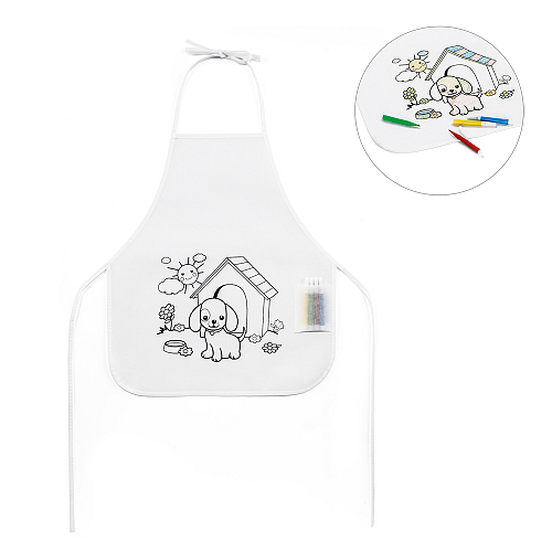 NILO. Children's colouring apron 1