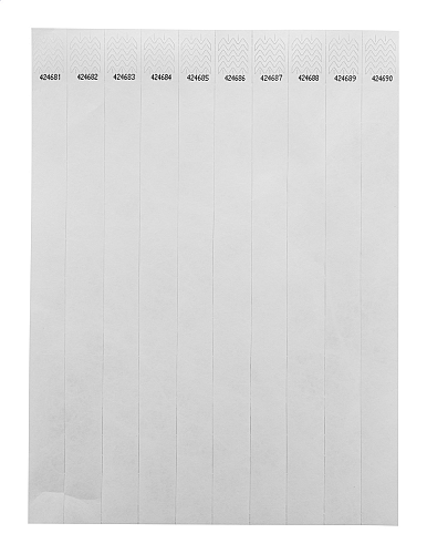bratari tyvek (10 buc), Wristvek 2