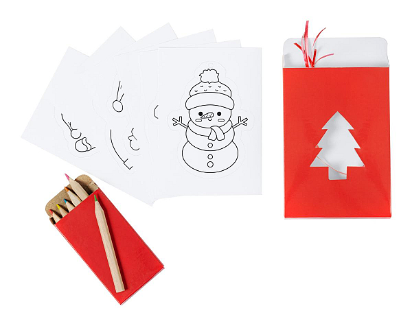 Set de colorat ornament pentru pomul de Craciun, Hilvira 2