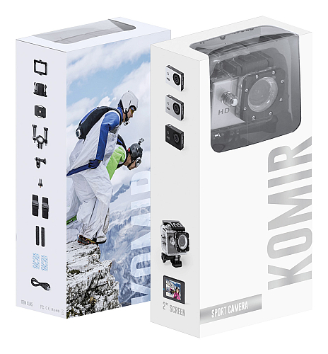 camera video sport, Komir 3