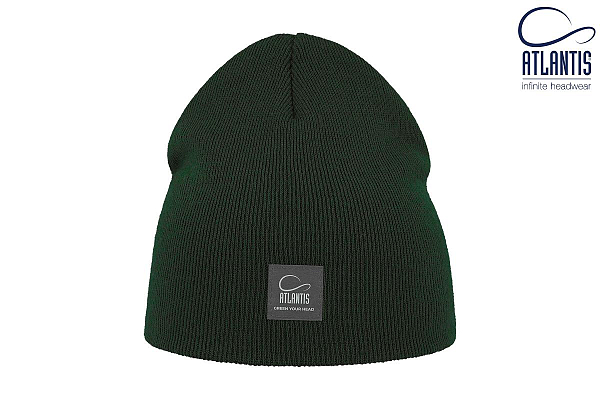 RECY BEANIE BOTTLE GREEN 2