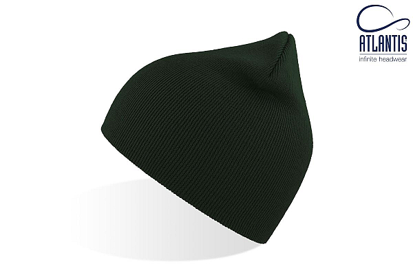 RECY BEANIE BOTTLE GREEN 1