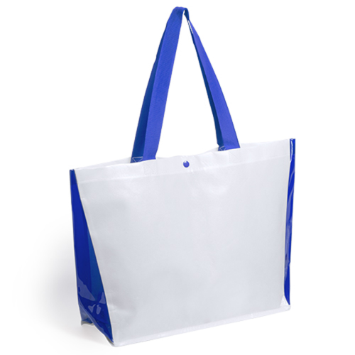 Magil, Laminated non-woven/PVC shopping bag with colorued sides and handles 1