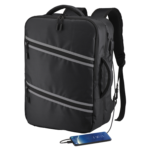 Travel backpack in nylon 420d 1