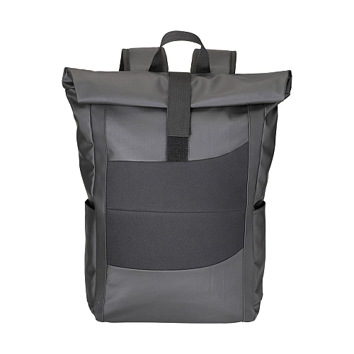 Laptop backpack in polyester with phthalates free pvc coating 2