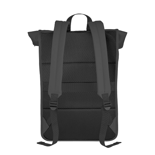Laptop backpack in soft pu water resistant 3