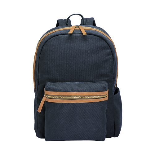 Recycled canvas backpack with padded notebook compartment 2