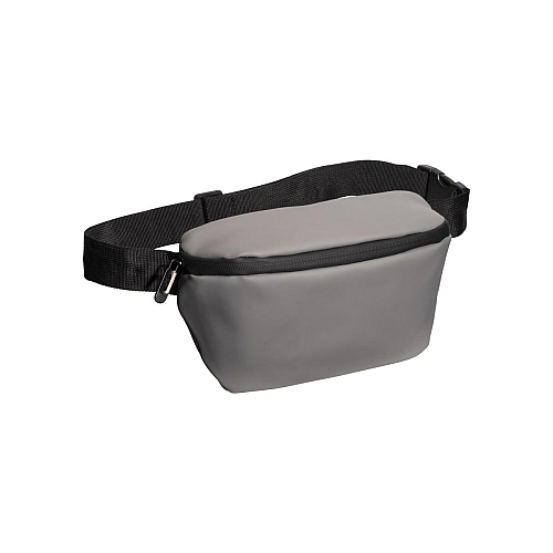 Water resistant soft pu waistbag with adjustable belt. water resistant zipper 1