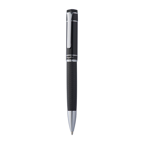 Ferraghini ball pen with twist mechanism with cloth cover in artificial leather case 1