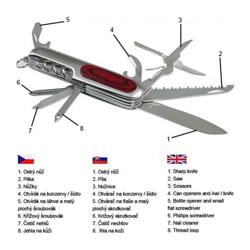 HUNTER 9in1 multifunctio knife 2