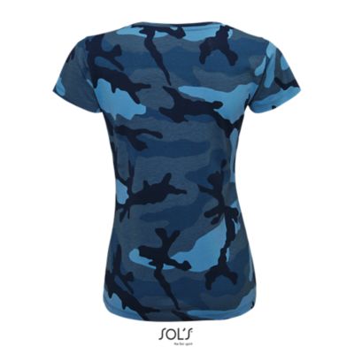 CAMO WOMEN Blue Camo L 4