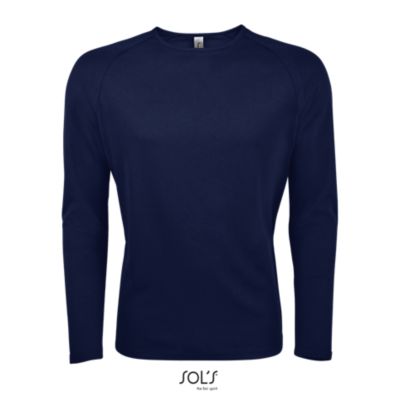 SPORTY LSL MEN French navy 3XL 3