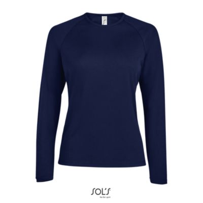 SPORTY LSL WOMEN French navy L 3