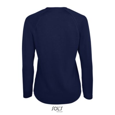 SPORTY LSL WOMEN French navy L 4