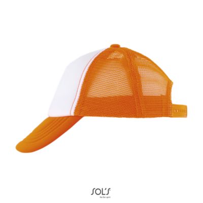 BUBBLE KIDS WHITE/NEON ORANGE 4