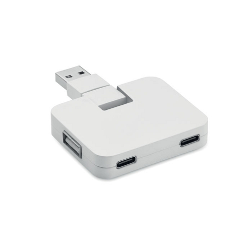 Hub USB 4 porturi + cablu 20 cm 1
