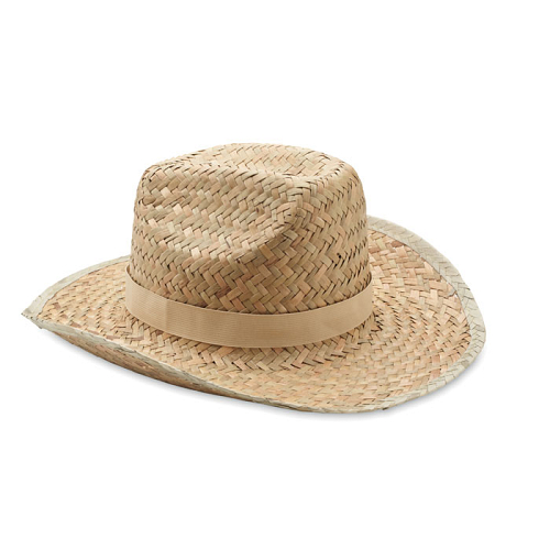 Palarie cowboy, paie naturale 1