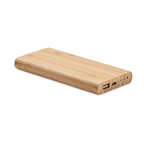 Powerbank bambus 6000 mAh 1